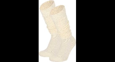 Apollo - Slobsokken Dames - Offwhite - One Size - Huissokken Dames