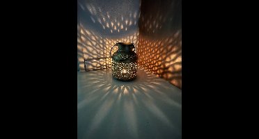 Antique Vintage Lantern, Candle Holder