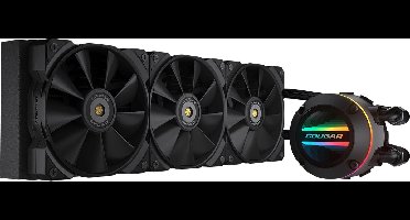 Cougar POSEIDON GT 360 Hoogwaardige AIO alles-in-één CPU-waterkoeler -Zwart