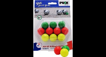 Puck Outdoor Games - Professionele fluor buts voor jeu de boules - 10 stuks