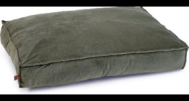 Designed by Lotte Nalino - Hondenkussen - Fluweel - Velvet - Groen - 100x70x15 cm