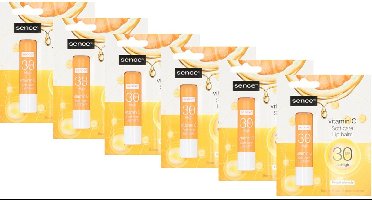 Sence Lippen Balsem Vit. C SPF 30 - Voordeelverpakking 6 x 4,3 Gram