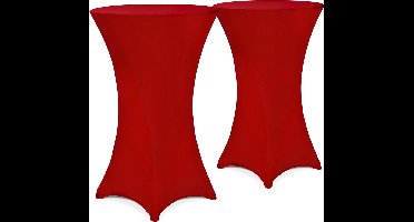 Detex 2x Tafelrok Statafel - Ø80-85cm 30°C Wasbaar – Bordeaux