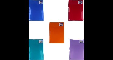 HFP Klemmap swingclip - papierhouder - transparant - A4 - 5 stuks documentenmappen