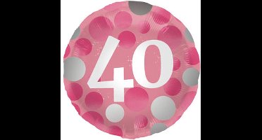 Folat - Folieballon Glossy Pink 40 - 45 cm