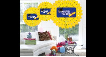 Folat - Honeycomb Fan Deco Congrats! 45cm