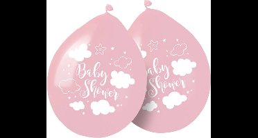Folat - Ballonnen Baby Shower Roze 8 stuks 30 cm