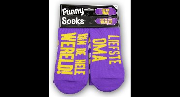 Paper dreams Sokken - Liefste Oma van de wereld - Uniek cadeau