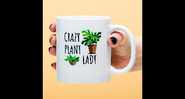 Mok Crazy Plant Lady van Ditverzinjeniet.nl