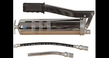 Vetspuit handbediend compleet + 12 x MPM vetpatroon met mos2 grease Ep2 smeervet