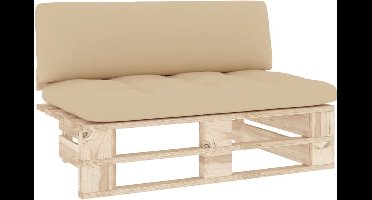 vidaXL - Tuinmiddenbank - pallet - geïmpregneerd - grenenhout