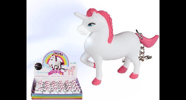 Out of the blue - Sleutelhanger - Eenhoorn - Met licht en geluid - Metaal