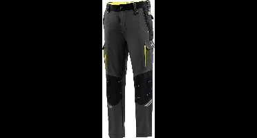 Sparco OREGON Werkbroek Grijs-Geel – Technische Stretch Werkbroek met Knieversteviging - Grijs-Geel - Maat - l