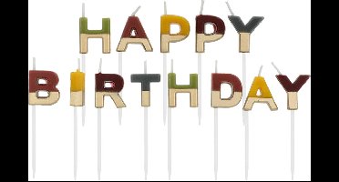 Folat - Kaarsenset 'Happy Birthday' comfy cozy