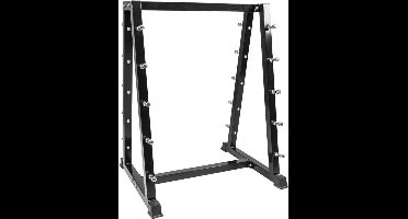 Gorilla Sports - Halterrek - Voor Vaste Halterstangen Rubber