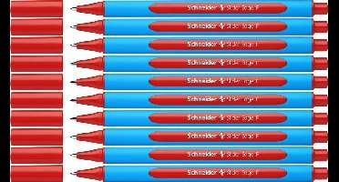 Schneider balpen - Slider Edge - F - rood - 10 stuks - S-152002-10