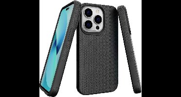 JT Berlin Pankow Solid Backcover hoesje voor Apple iPhone 14 Pro Max Zwart (Let op: Max Variant / Maat)