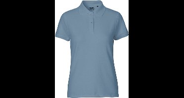 Neutral - Classic Dames Polo - Dusty Indigo - 100% Biologisch Katoen maat XL