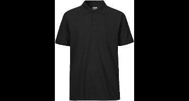Neutral - Classic Polo - Black - 100% Biologisch Katoen maat 5XL