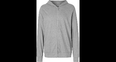 Unisex Jersey Hoodie met capuchon en rits Sport Grey - XL