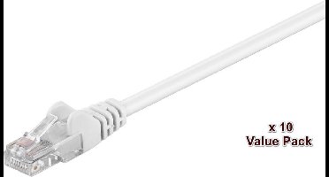 U/UTP CAT5e 3M White 10 Pack