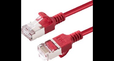 Microconnect V-FTP6A02R-SLIM netwerkkabel Rood 2 m Cat6a U/FTP (STP)