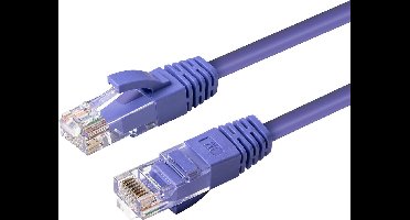 Microconnect MC-UTP6A01P netwerkkabel Paars 1 m Cat6a U/UTP (UTP)