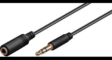 Microconnect AUDLG05G audio kabel 0,5 m 3.5mm Zwart