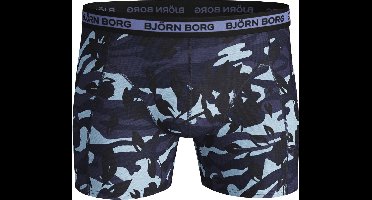 Björn Borg - Heren - Boxershort Sammy 1-Pack - Blauw/Multicolour - Maat S