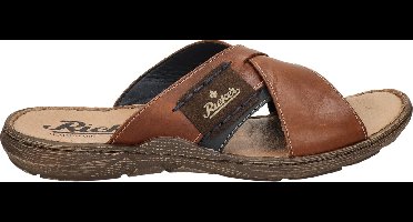 Rieker Slippers cognac - Maat 45