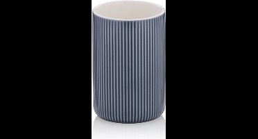 Badkamer Drinkbeker, Keramiek, Rook Blauw - Kela | Ava