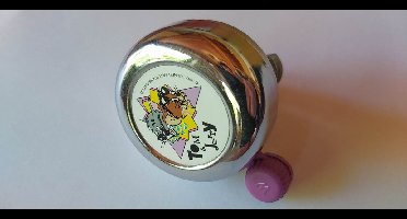 Widek - Fietsbel - Tom & Jerry - Chroom / lila