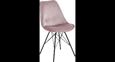 2x Sohome Eetkamerstoel Sandro Velvet - Dusty Rose