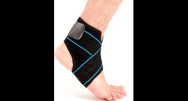Voetbandage - Enkelbandage - Compressiekousen - Enkelbrace - Enkelbandage klittenbandsluiting - verstelbare enkelbandage - Maat M