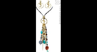Cleopatra ketting met oorbellen Egypte