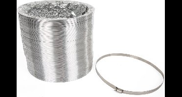 Perel FLEXIBELE ALUMINIUM BUIS - 7 m