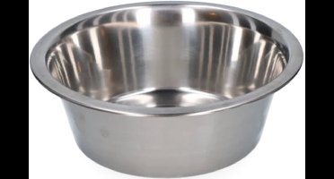 Excellent Voer-/ Drinkbak - 1.75 Liter - Voorkomt kantelen en morsen - RVS - Ø 21 cm