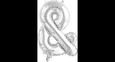 Amscan 9909662, Speelgoed ballon, Folie, Zilver, letter &