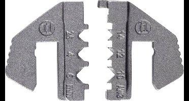 TOOLCRAFT TO-7760502 Krimpstempel Solar-connectoren Geschikt voor tangen MC3 2.5 tot 6 mm² Geschikt voor merk TOOLCRAFT