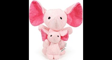 Soft toy for dogs Gloria Hoa 20 cm Pink Elephant