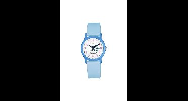 Q&Q V23A-011VY - Horloge - Sport - Analoog - Kinderen - Unisex - Plastic band - Rond - Kunststof - Cijfers - Schildpad - Blauw - LichtBlauw - Wit - 10 ATM