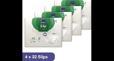 ABENA Incontinentie Slip Premium L2 - Eendelig Verband ter Bescherming van Zwaar Urineverlies en (Dunne) Ontlasting - Perfecte Aansluiting door Flexibele Sluitstrips - 88 Stuks
