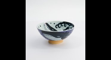 Tokyo Design Studio - Kawaii - Rijstkom - Walvis - 14.4x6.8cm - 450 ml