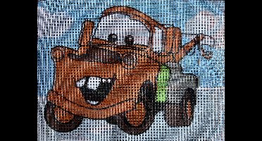 Borduurpakket - Voorbedrukt - Disney - Cars - The World of Cars
