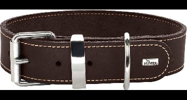 Hunter Halsband Aalborg Special Donkerbruin - Hondenhalsband - 50 cm