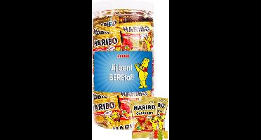 Haribo Goudberen "Jij bent BEREtof!" - snoepcadeau - fruitsmaken - 600g