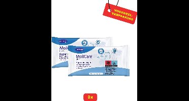 2x Molicare Skin Vochtige Doekjes - 2x 50 stuks - Voordeelverpakking!