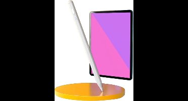DrPhone SwiftScribe – Stylus Pen – Geschikt Voor o.a iPad Tablets – Magnetische adsorptie – Oplaadbaar- LED Indicator met Palm Afwijzing -Wit