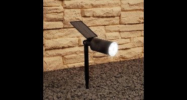 Solar lamp prikspot 'Accent' - Warm wit licht - Met grondspies - Tuinspot op zonne-energie