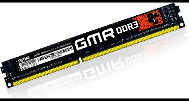 GMR High Performance - DDR3 - 8GB computergeheugen - Ultrasnel 1600 MHz - Compatibiliteit met alle merken - Desktop RAM-geheugenupgrade - High Quality Golden Design!